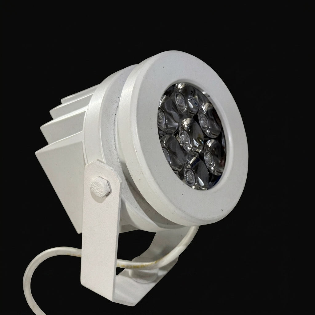 Reflektor 7-LED — widok z boku