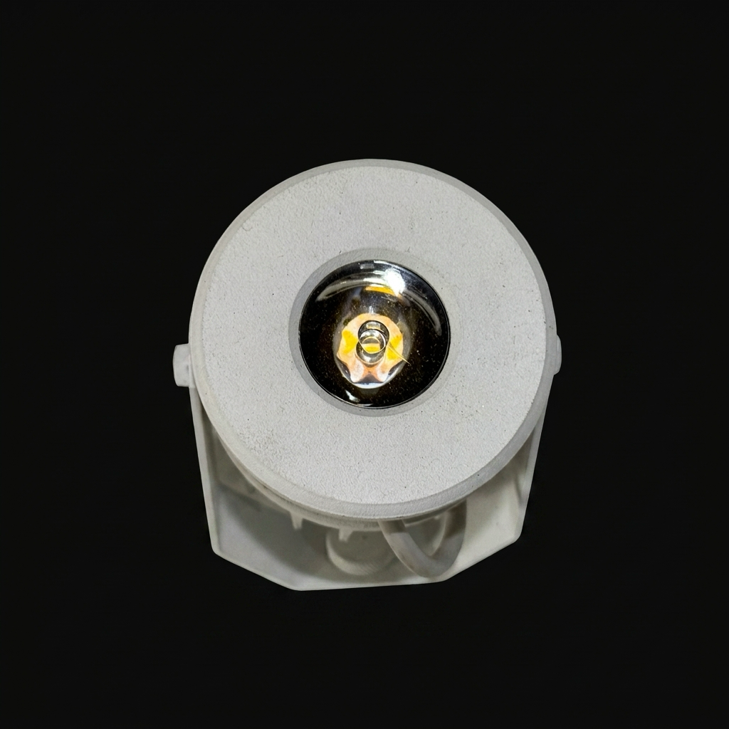 Mini reflektor 1-LED — widok z góry